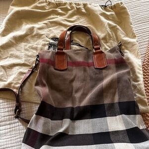 Soft canvas Burberry handbag